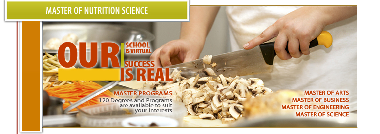 Master Programs In Nutrition