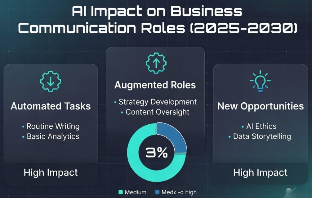 Ai impact on business communication roles (2025–2030)