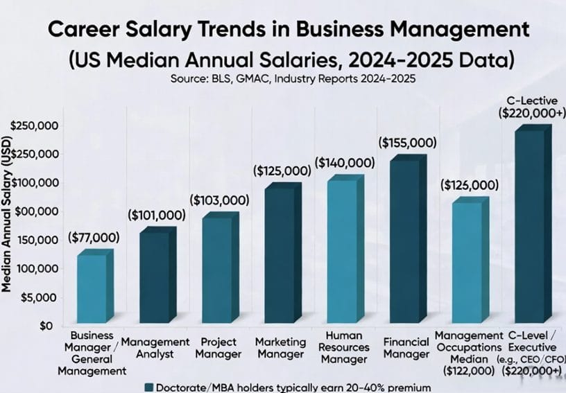 Career Salary Trends in Business Management