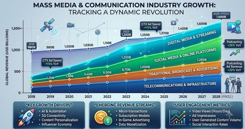 Mass Media & Communication Industry Growth