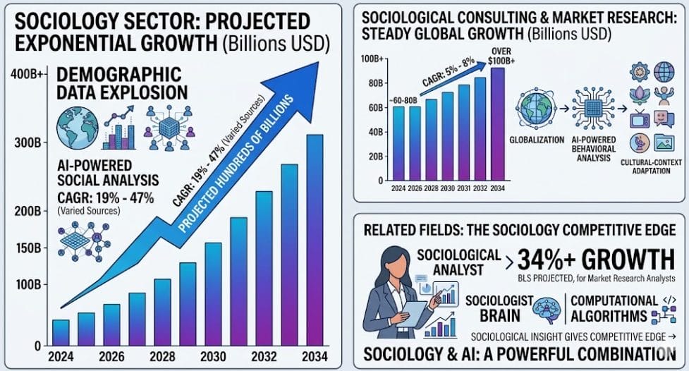 Sociology Sector Projected Exponential Growth