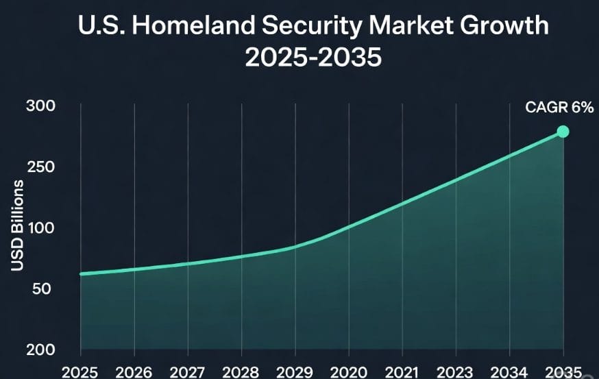 U.S. homeland security market growth 2025–2035