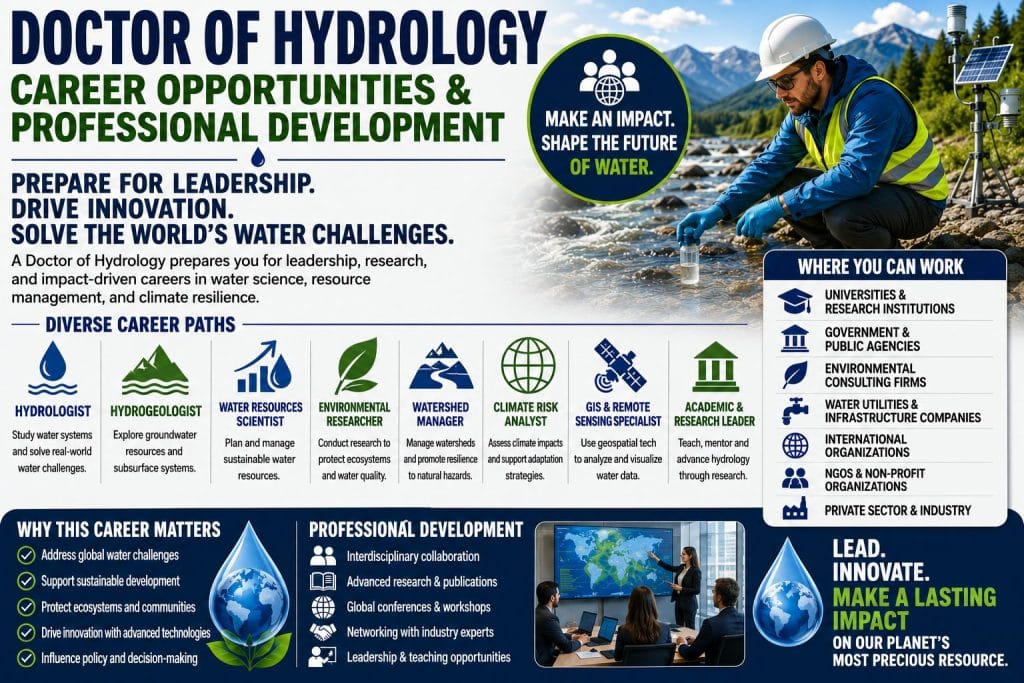 doctor of hydrology career opportunities professional development