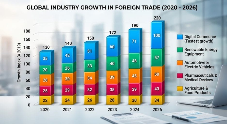 global industry growth in foreign trade 2020 2026