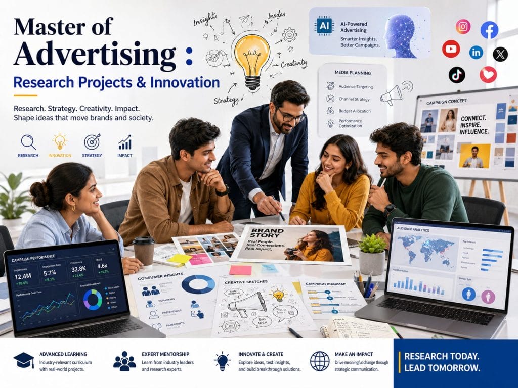 master of advertising research projects innovation