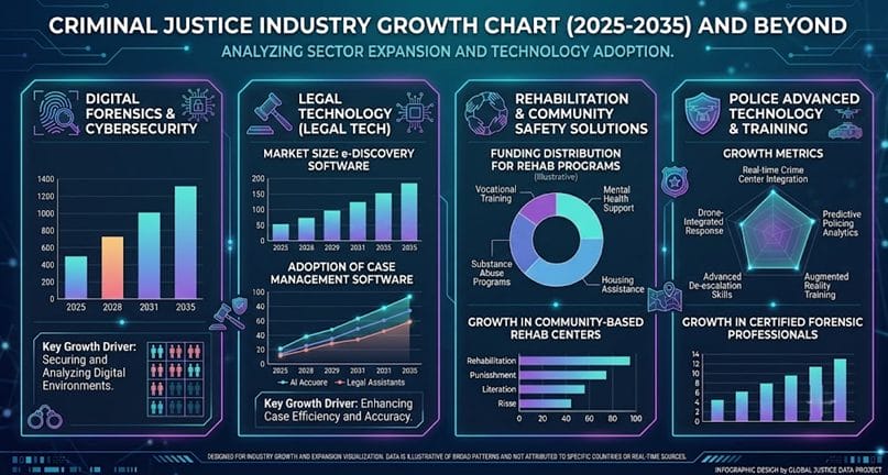 criminal justice industry growth chart 2025 2035 and beyond