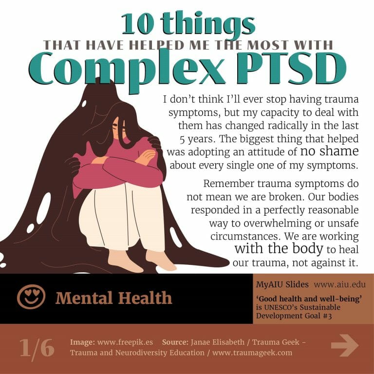 AIU Slides: 10 things that have helped me the most with complex PTSD 4 en1