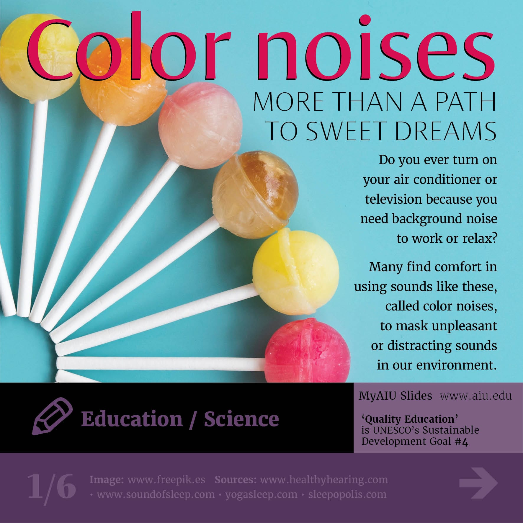 Color Noise: More Than Just a Path to Sweet Dreams