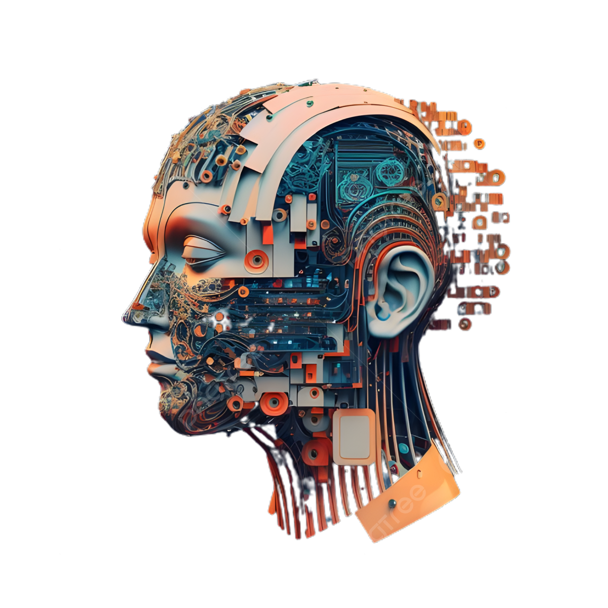 pngtree artificial intelligence robot illustration png image 9047239