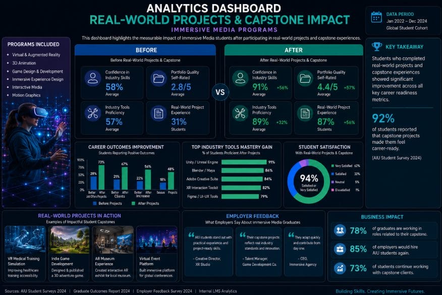 analytics dashboard real world projects capstone impact