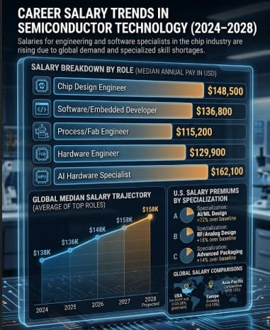 career salary trends in semiconductor technology