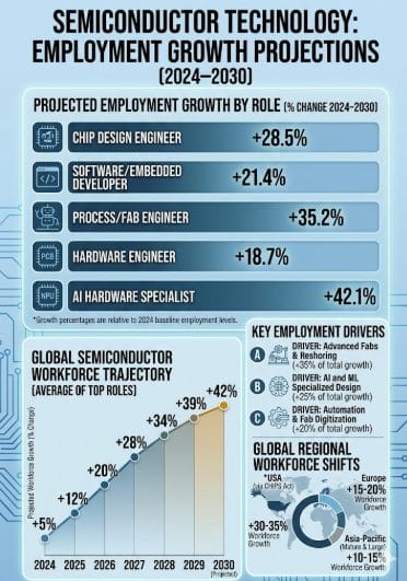 semiconductor technology employment growth projections