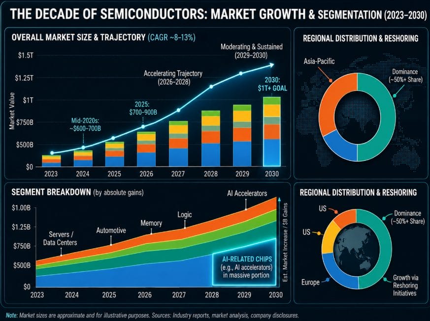 the decade of semiconductors market growth and segmentation